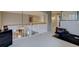 Spacious landing with railing overlooking lower level; ample natural light at 22921 E Euclid Cir, Aurora, CO 80016