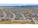 Expansive community view with attractive homes, tree-lined streets, and a scenic mountain backdrop at 8268 Mt Harvard Rd, Littleton, CO 80125