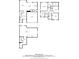 Detailed floor plan showcasing the layout of the home, including room dimensions and key features at 8268 Mt Harvard Rd, Littleton, CO 80125