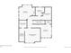 Detailed floor plan of the second floor showcasing the layout of the bedrooms, bathrooms, and laundry room at 3744 Celestial Ave, Castle Rock, CO 80109