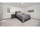 Cozy bedroom with soft grey carpet, neutral walls, and comfortable-looking bed with accompanying nightstands at 11896 W 107Th Ave, Westminster, CO 80021