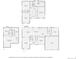 Detailed floor plan showcasing the layout of this multi-level home, including all rooms and dimensions at 5988 E Jamison Ln, Centennial, CO 80112