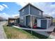 Spacious backyard featuring an outdoor kitchen and a shed, perfect for outdoor living at 8852 Farmdale St, Firestone, CO 80504