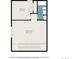 Upstairs floor plan featuring a bedroom, bathroom, and sitting room at 8852 Farmdale St, Firestone, CO 80504