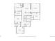 Second-story floor plan highlighting the layout of the bedrooms and bathrooms at 9536 W Avalon Dr, Littleton, CO 80127