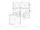 Main level floor plan featuring the kitchen, living room, and garage at 9536 W Avalon Dr, Littleton, CO 80127
