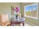 Cozy office space with a large window at 9536 W Avalon Dr, Littleton, CO 80127