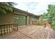Exterior view of home, deck and garage at 1607 Ulysses St, Golden, CO 80401