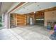 Spacious garage with built-in shelving and washer and dryer at 1607 Ulysses St, Golden, CO 80401