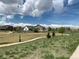 Beautiful community area with walking path and expansive green space surrounded by modern homes at 17910 E 54Th Ave, Denver, CO 80249