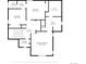 Second floor plan showing bedrooms, bathrooms, laundry, and walk-in closet at 8353 Bijou Creek Ave, Littleton, CO 80125