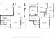 Floor plans for the first and second floors showing the layout of the home at 8353 Bijou Creek Ave, Littleton, CO 80125