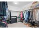 Spacious walk-in closet with ample storage space and custom shelving, perfect for staying organized at 8353 Bijou Creek Ave, Littleton, CO 80125