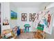 Inspiring art studio with colorful decor, eclectic art, and comfortable seating at 2244 Fenton St, Edgewater, CO 80214