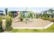 Community playground with modern play equipment and landscaping at 2023 S Upham Way, Denver, CO 80227
