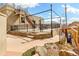 Wide rooftop terrace with wrought iron railings, outdoor seating, and landscaped area at 4730 W Moncrieff Pl, Denver, CO 80212