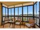 Enclosed sunroom with seating offering beautiful views at 13850 E Marina Dr # 606, Aurora, CO 80014
