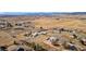 Expansive aerial view of the property and surrounding landscape, showcasing the rural setting at 200 Bothun Rd, Berthoud, CO 80513