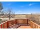 Enjoy breathtaking views from the private wood deck, perfect for relaxing or entertaining guests at 200 Bothun Rd, Berthoud, CO 80513