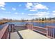 Dock overlooking a serene pond, perfect for enjoying nature and outdoor activities at 103 Sunset St # A, Longmont, CO 80501