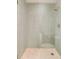 Shower featuring sleek, rectangular tile and stylish bronze fixtures at 40 S Dexter St, Denver, CO 80246