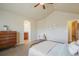 Spacious main bedroom with view to ensuite bathroom at 762 Tailings Dr, Monument, CO 80132