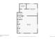 Basement floor plan featuring a bedroom, bathroom, laundry room, closets and stairs at 4490 Balsam St, Wheat Ridge, CO 80033
