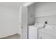 Convenient in-unit laundry room with a washer and dryer at 10715 Twenty Mile Rd # 203, Parker, CO 80134