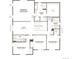 Second floor plan featuring four bedrooms, two bathrooms, laundry room, and loft at 4463 Boone Cir, Brighton, CO 80601