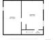 Basement floor plan showing the storage and a hall, ideal for extra space at 5425 W 115Th Pl, Westminster, CO 80020