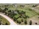 Beautiful aerial view showcasing the expansive lot and surrounding landscape at 723 Brussels Dr, Parker, CO 80138