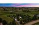 Expansive aerial view of the property and the surrounding neighborhood, highlighting its location at 723 Brussels Dr, Parker, CO 80138