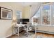 Bright and functional office space with large windows, offering an ideal work-from-home environment at 45 Bridge St, Breckenridge, CO 80424