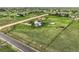 Sprawling property featuring a charming home with spacious green space and surrounding neighborhood at 8370 Midsummer Ln, Elizabeth, CO 80107
