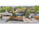 Aerial view of a home featuring RV parking, a spacious yard, and a charming fence at 2320 S Valley Hwy, Denver, CO 80222