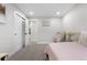 Bright bedroom features closet and neutral decor at 2320 S Valley Hwy, Denver, CO 80222
