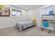 Bright bedroom featuring natural light, work desk and modern décor at 2320 S Valley Hwy, Denver, CO 80222
