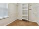 Walk-in closet provides ample storage space with shelving and rod for organization at 42350 Forest Oaks Dr, Elizabeth, CO 80107