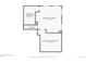 Basement floor plan featuring finished and unfinished utility closet spaces with approximate room dimensions for layout visualization at 676 Hedgerow Way, Brighton, CO 80601