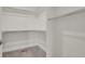 Walk-in closet featuring carpet flooring and closet rod for storage at 26167 E Byers Pl, Aurora, CO 80018