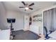 Bonus room with home gym equipment and a versatile layout, perfect for a home office or entertainment space at 1201 Balsam Ave # 203, Boulder, CO 80304