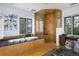 Luxurious bathroom featuring a modern walk-in shower and a soaking tub at 100 N Gaylord St, Denver, CO 80206