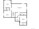 Detailed floorplan showcasing the layout of the second floor, including bedroom, recreation room, and closet dimensions at 1734 Summerglow Ln, Monument, CO 80132