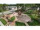 Neighborhood playground featuring swings, slide, and picnic tables for Gathering fun at 1734 Summerglow Ln, Monument, CO 80132