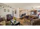 Open living room with comfortable seating and kitchen views at 220 S Julian St # C, Denver, CO 80219