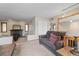 Inviting living room with custom built in seating, and a cozy atmosphere at 24 Ski Pole Ct, Breckenridge, CO 80424