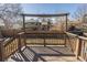 Inviting backyard deck offering a comfortable outdoor space and views of the backyard at 2161 Bowen St, Longmont, CO 80501