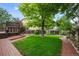 Backyard oasis with deck and mature shade tree at 19229 E Legend Ave, Parker, CO 80134