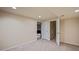 Spacious finished basement room with carpet at 19229 E Legend Ave, Parker, CO 80134
