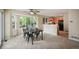 Charming dining area with a table and chairs, and access to a backyard at 19229 E Legend Ave, Parker, CO 80134